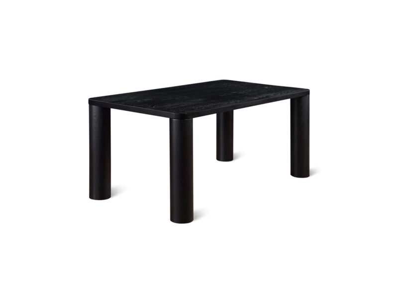Field Black Oak Dining Table